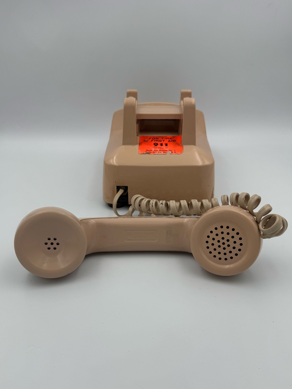 Vintage Western Electric Bell System Model 500 Rotary Phone Beige Untested - Picture 8 of 15